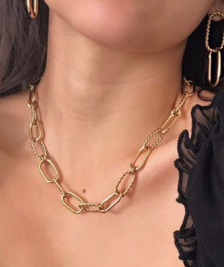 Chain Pattern Necklace